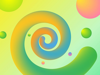 Gummy worm background banner design graphic design illustration