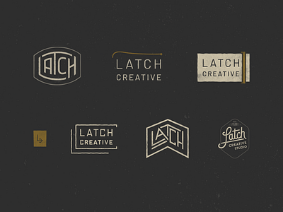 Identity Concepts branding design flat identity illustration lettering logo type typography vector vintage