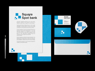 square spot bank - logo 3d animation branding design graphic design graphics illustration logo motion graphics post poster poster design ui