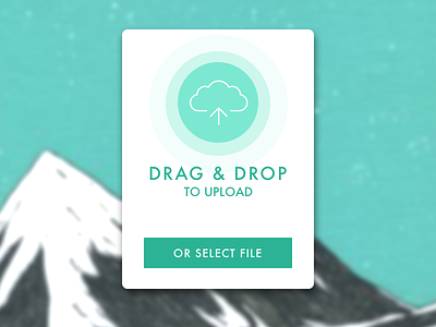 Upload | 031 031 daily100 dailyui drag and drop ui uidesign upload ux uxdesign