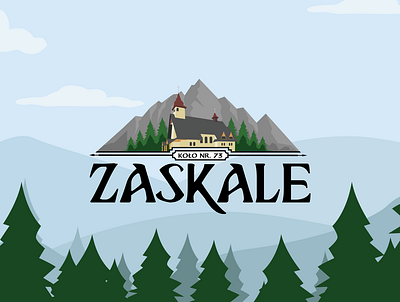 Koło Zaskale - Primary Logo Color branding design goral goral logo goralskie logo graphic design logo podhale poland polish highlander polish highlander logo zakopane zaskale zppa zwiazek podhalan