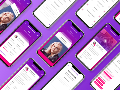 Muster - Hiring on the go app branding design freelance gather hiring ui ux vector