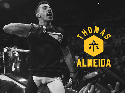 Thomas Almeida Store (UFC Fighter) - Brand design branding design flat graphic design logo mma monogram ufc vector