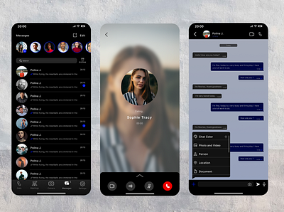 Chat Mobile App ui