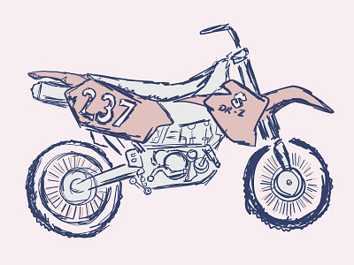 Detail of a Subtle Motorcycle