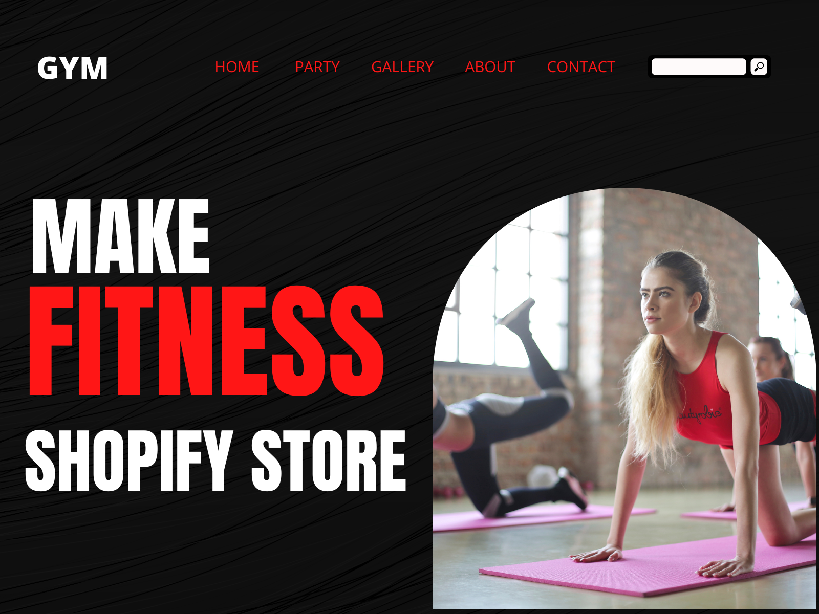 Shopify Fitness Store by Anjumsaed on Dribbble