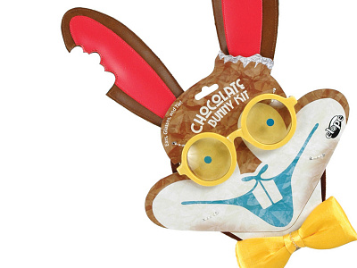 Chocolate Bunny Kit bespoke bunny design easter esoteric designs glasses headband justin marazita marazita packaging physical product product design