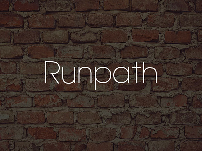 Runpath logotype brand identity branding esoteric designs finance justin marazita logo logotype marazita type