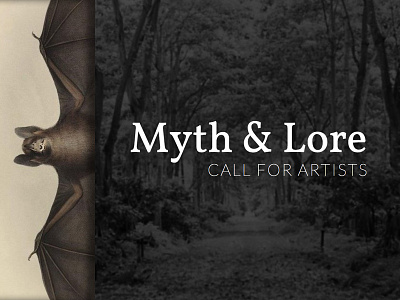 Myth & Lore — Call for artists landing page