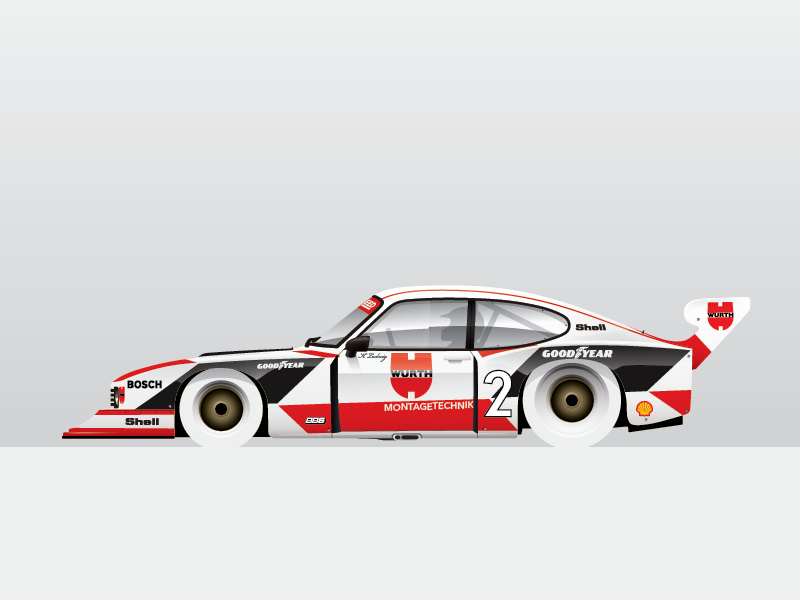 Zakspeed Capri by Martin Aveyard on Dribbble