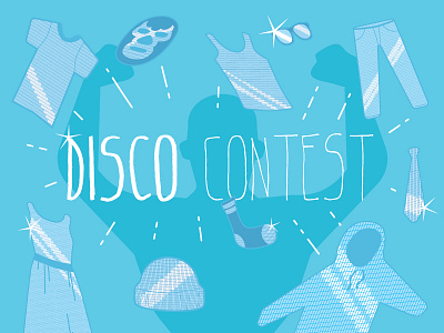 Disco Contest! betabrand clothes contest disco fashion illustration illustrator