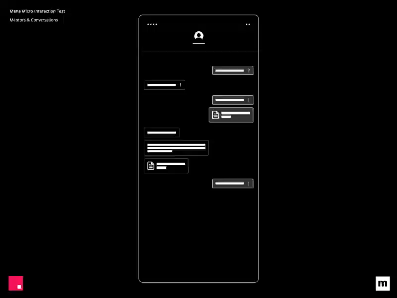 mana micro interactions pt. 2 animation app app design black and white ios micro animation minimal ui ux ux design wireframe