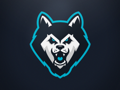 Husky Mascot Logo esports gaming husky mascot