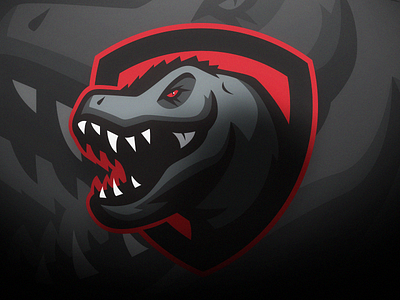 Rex Mascot Logo dinosaur esports gaming mascot rex