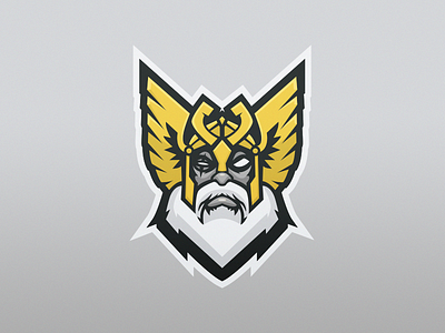 Odin Mascot Logo branding gaming god illustration logo mascot mythology norse odin wotan