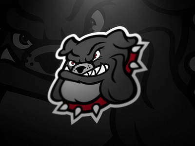 Bulldog Mascot Logo branding bulldog dog gaming illustration logo mascot
