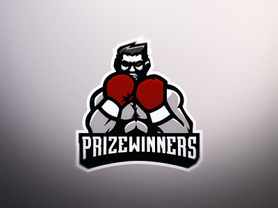 Prizewinners boxer branding esports esports logo fighter gaming logo man mascot mascot logo sports