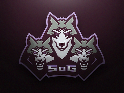 SoG Mascot Logo branding esports esports logo gaming gaming logo mascot mascot logo sports wolf wolf pack wolves