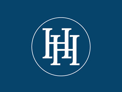 HH round logo branding design graphic design illustration logo