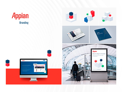 Appian Branding brand work branding design graphic design vector