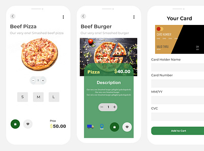 Order | Payment | Mobile app app ui ux