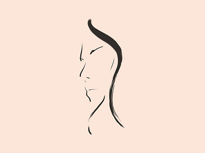Orenda Hair Tags beauty brand branding identity illustration logo minimalism simple woman