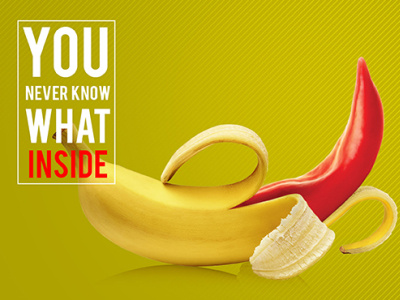 You Never Know What is Inside! bold branding graphic design layout photoshop