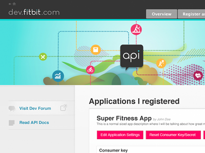 API Overview api fitbit ui