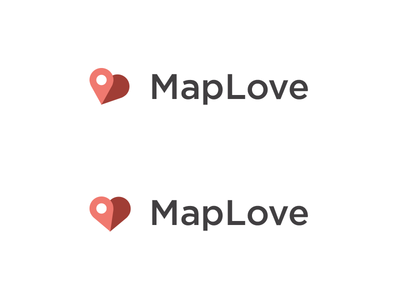 MapLove logo icon logo map