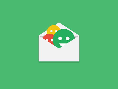 You’ve Got Customer Feedback email feedback flat illustration mail message