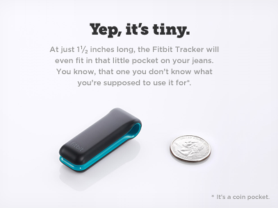 Yep, it’s tiny fitbit hardware