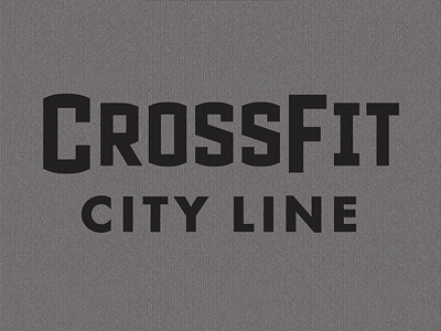 Crossfit City Line Logotype