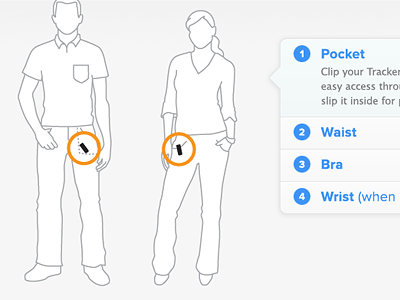 Where To Wear fitbit illustration landing page product page ui white