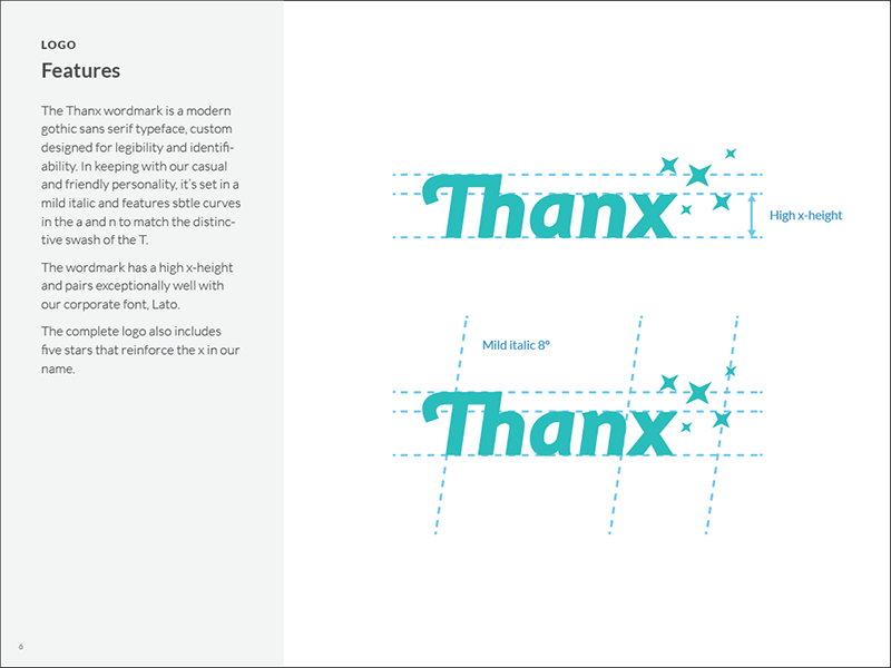 Brand Book Logo Features By Mark Bult For Thanx On Dribbble