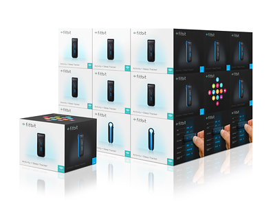 Fitbit 16 boxes devices electronics fitbit fitness gadgets health packaging retail