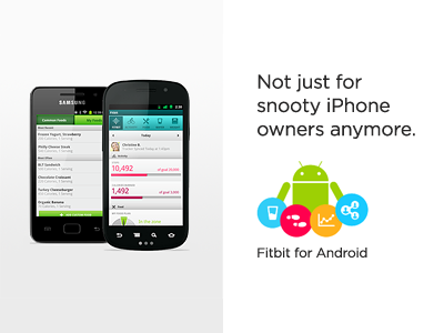 Fitbit Android ad android app fitbit icons mobile