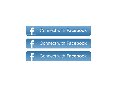 Facebook Connect button in CSS3