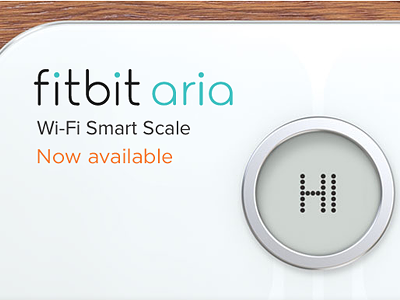 Aria Now Available fitbit product page