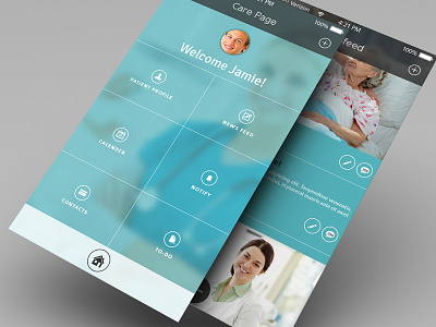 Magix Healthcare app design carvingdezine flat design graphic design healthcare ios iphone mobile ui design ui design