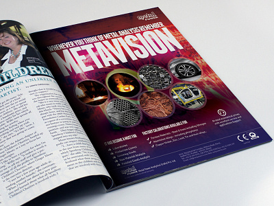 Metal Power Magazine Ad ad advertisement corporate design graphic magazine print