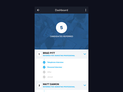 Dashboard UI android app carvingdezine dashboard flat design icons ios mobile steps ui