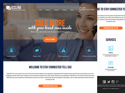 ICCLine Website Design carvingdezine graphic design inmate redesign ui ui design ux web design website design
