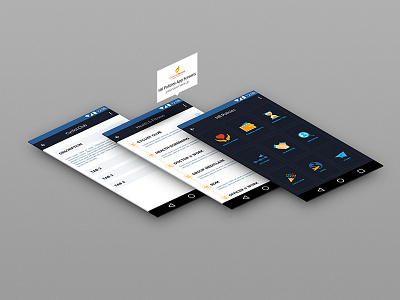 Mobile App UI Design for HR Policies