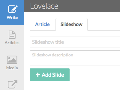 Project Lovelace cms css flat icon font ui user interface web