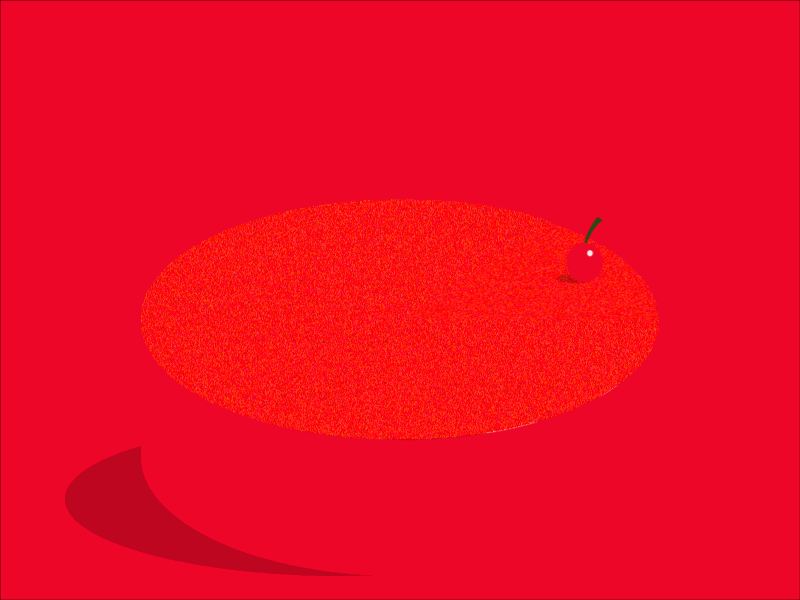 Red Velvet Cake animation art cake design graphics illustration red velvet