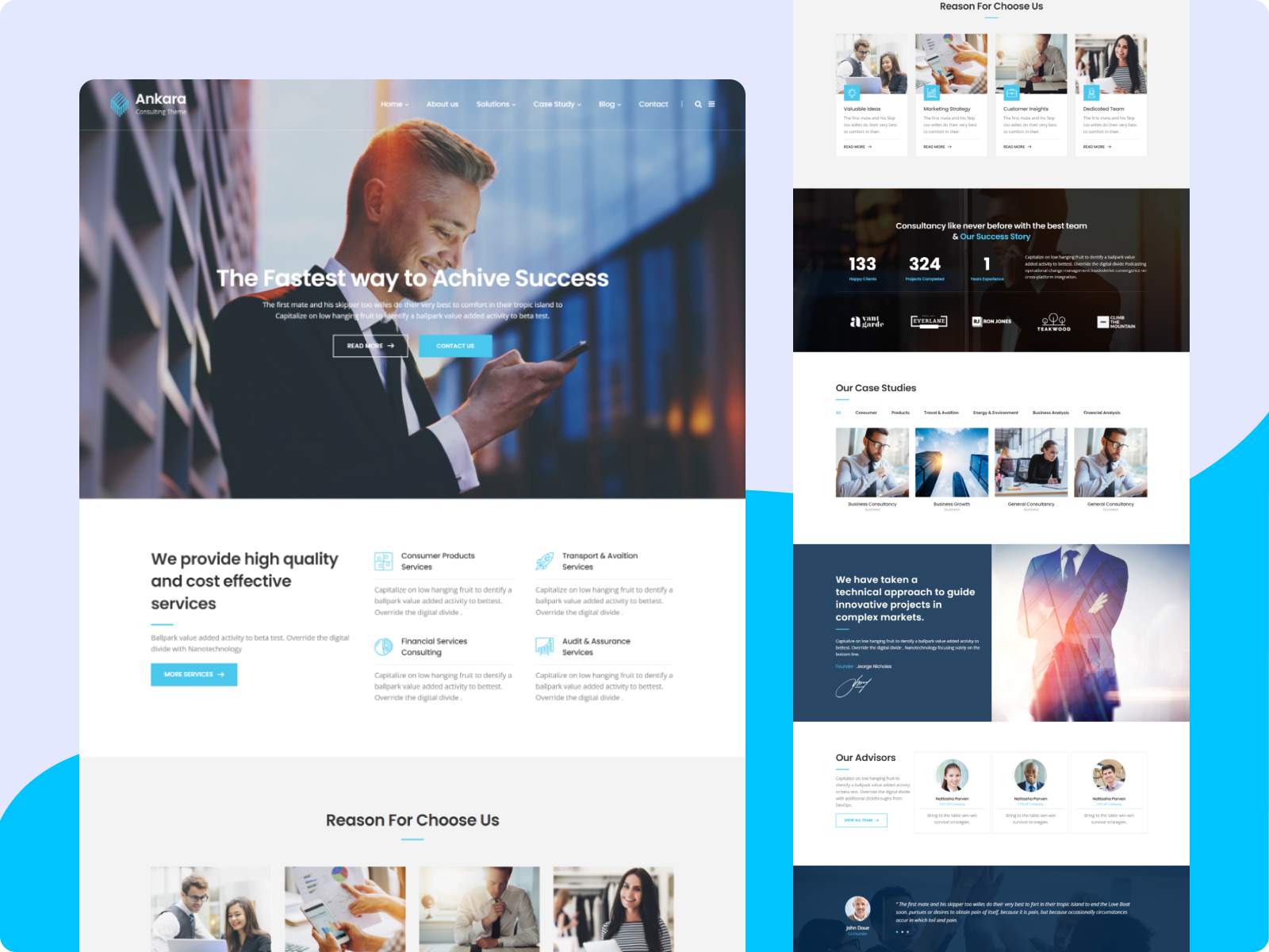 Ankara - Business Consulting and Professional Services Design by ...