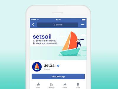 SetSail branded graphics (Facebook)