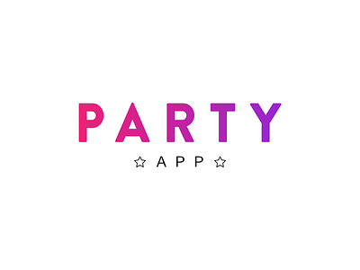 Logo - Party App app logo design event logo logo logo a day logo design logo design branding logo design concept logo designer logo mark logodesign logos logotype mobile app night club nightclub nightlife party party event vector