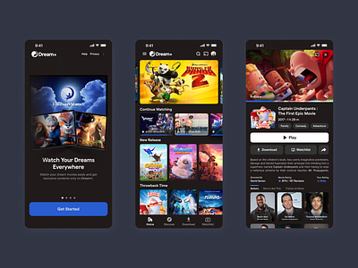 Dream+ - Movie Streaming App