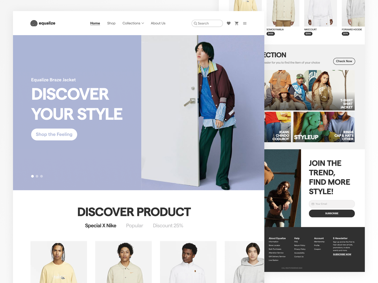 Equalize - Fashion Marketplace by Abqary Nasution on Dribbble